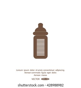 Baby bottle icon