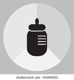 Baby bottle icon