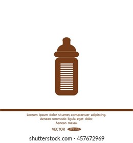 Baby bottle icon