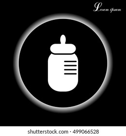 Baby bottle icon