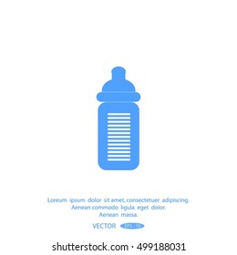 Baby bottle icon