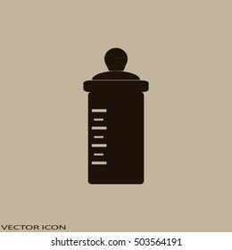 Baby bottle icon