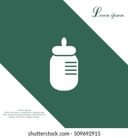 Baby bottle icon