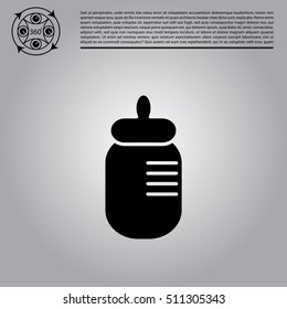 Baby bottle icon