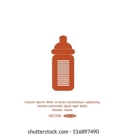 Baby bottle icon