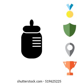 Baby bottle icon