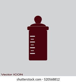 Baby bottle icon