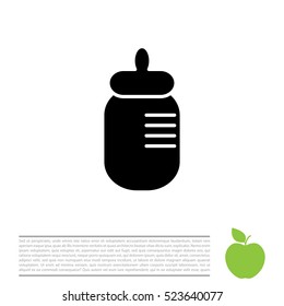 Baby bottle icon