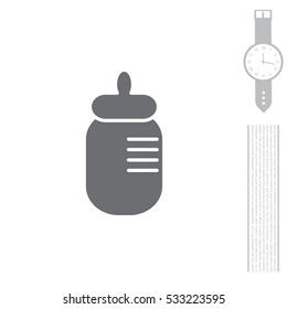 Baby bottle icon