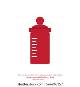 Baby bottle icon
