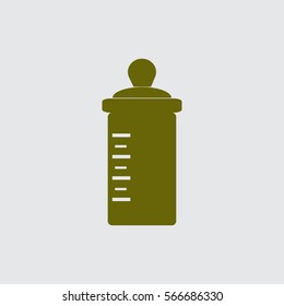 Baby bottle icon