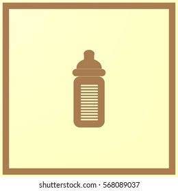Baby bottle icon