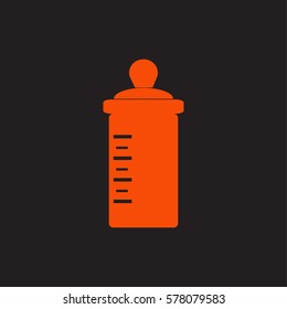 Baby bottle icon