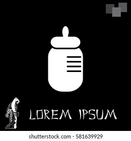 Baby bottle icon