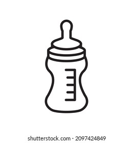 baby bottle icon design vector templates white on background