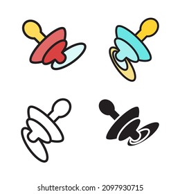 baby bottle icon design vector templates white on background