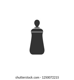 Baby bottle. Icon Flat