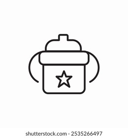 baby bottle icon sign vector
