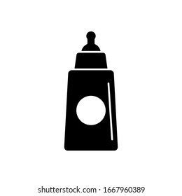 Babyflasche, Flaschensymbol. Einfache Vektorillustration von Flüssigcontainer-Symbolen für ux und ux, website oder mobile Applikationen