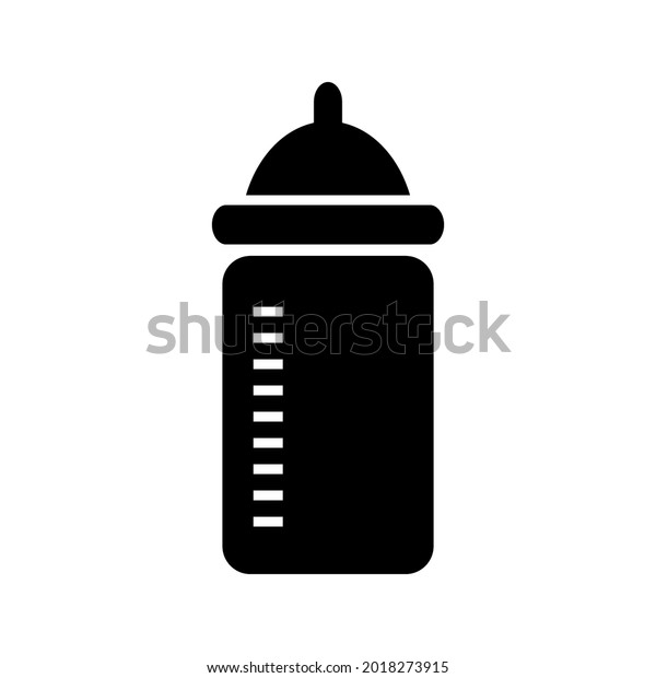 baby bottle icon in
trending shape
