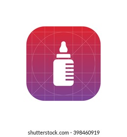 baby bottle icon. vector eps10 icon