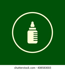 baby bottle icon. vector eps10 icon

