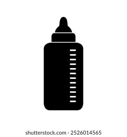Biberón ilustrado en Vector sobre fondo