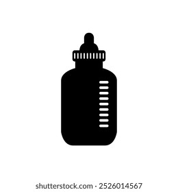 Biberón ilustrado en Vector sobre fondo