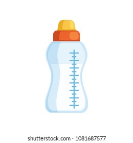 Baby Bottle Milk Vector Illustration On Stock Vector (Royalty Free ...