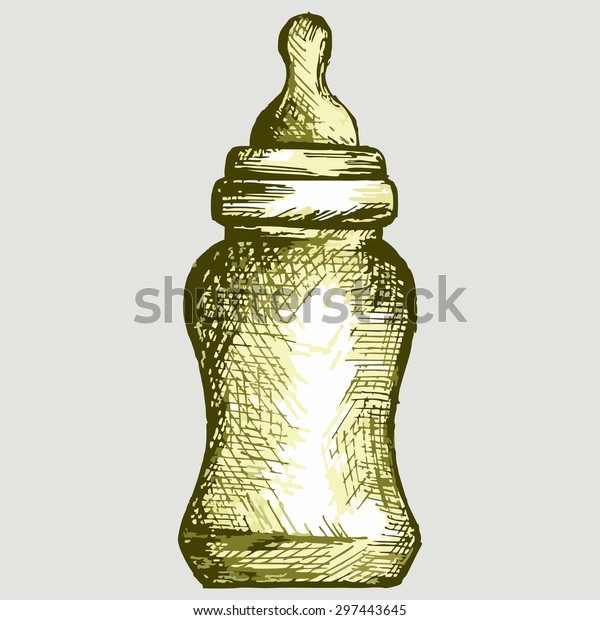 beer bottle with baby nipple