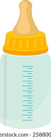 baby bottle no background vector image