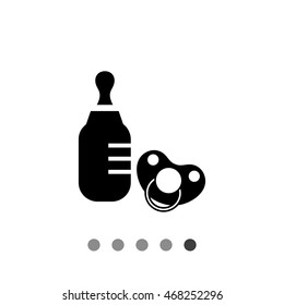 Baby bottle and pacifier
