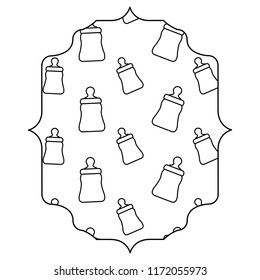 baby bottle pattern 