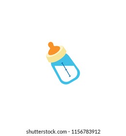 Baby Bottle Vector Flat Icon