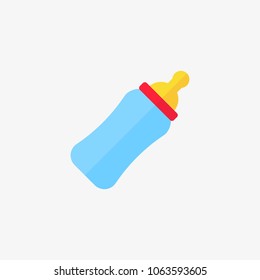 baby bottle vector icon
