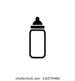 baby bottle vector icon