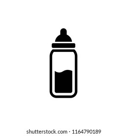 baby bottle vector icon
