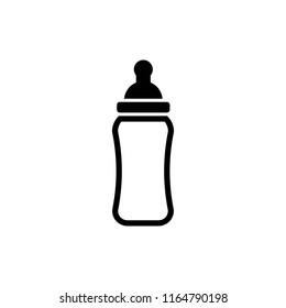 baby bottle vector icon