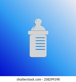 baby bottle vector icon
