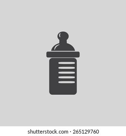 baby bottle vector icon 