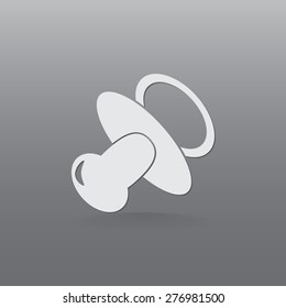 baby bottle vector icon 