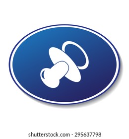 Baby bottle vector icon 