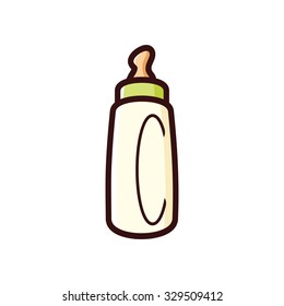 Baby Bottle Vector Icon