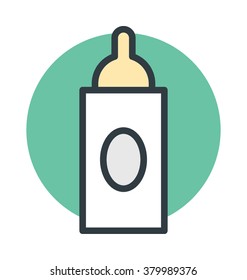 Baby Bottle Vector Icon