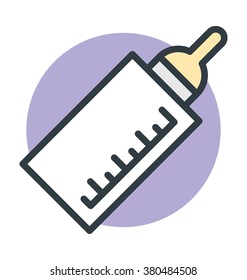 Baby Bottle Vector Icon