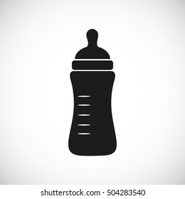 baby bottle vector icon