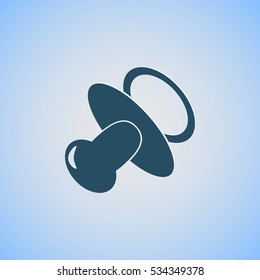 Baby bottle vector icon
