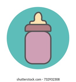 Baby Bottle Vector Icon