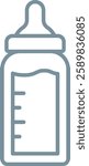 Baby Bottle vector icon. Can be used for printing, mobile and web applications.