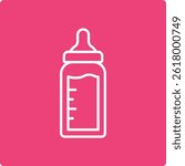 Baby Bottle vector icon. Can be used for printing, mobile and web applications.